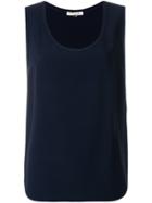 Mantu Plain Tank Top - Blue
