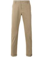 Pence - Classic Cuffed Chinos - Men - Cotton/spandex/elastane - 46, Nude/neutrals, Cotton/spandex/elastane