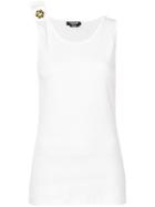 Calvin Klein 205w39nyc Embellished Strap Tank Top - White
