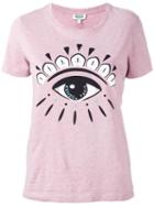 Kenzo 'eye' T-shirt, Women's, Size: Medium, Pink/purple, Cotton