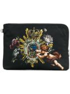 Dolce & Gabbana Printed Clutch Bag - Black