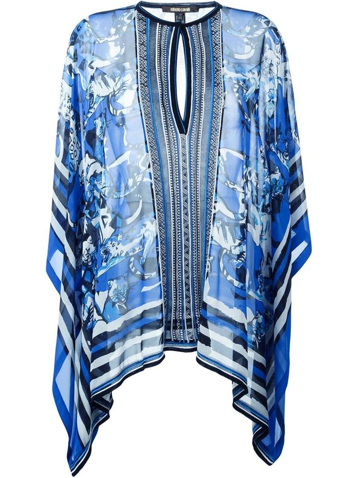 Roberto Cavalli Animal Print Kaftan