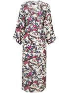 Elizabeth And James Floral Kimono Dress - Nude & Neutrals