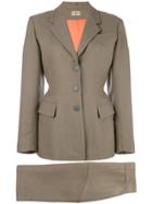 Alaïa Vintage Tailored Two Piece Suit - Nude & Neutrals