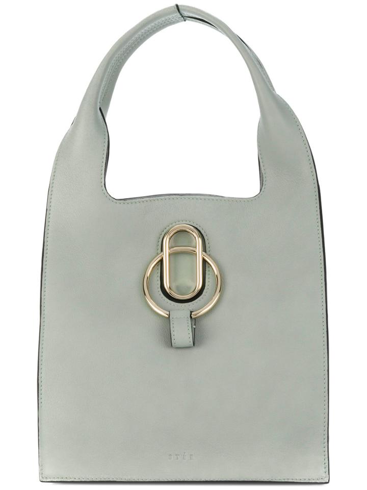 Stée Ring Buckle Tote - Green
