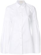Sara Battaglia Layered Sleeve Shirt - White