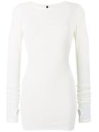 Isabel Benenato Fitted Knitted Top - White