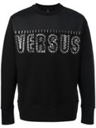 Versus Studded Logo Sweatshirt - Black