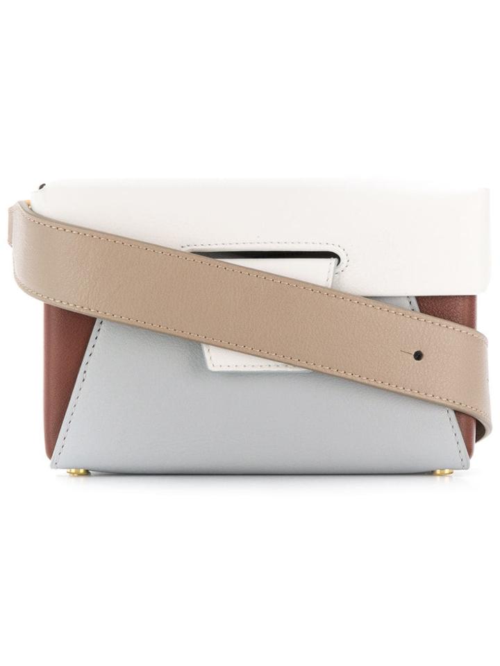 Yuzefi Lola Colour-block Belt Bag - Blue