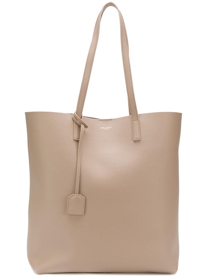 Saint Laurent Shopper Tote Bag - Neutrals