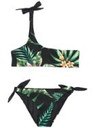Mc2 Saint Barth Kids Printed Ava Bikini - Black