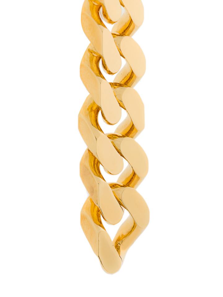 Mm6 Maison Margiela Contrast Drop Chain Earrings - Metallic