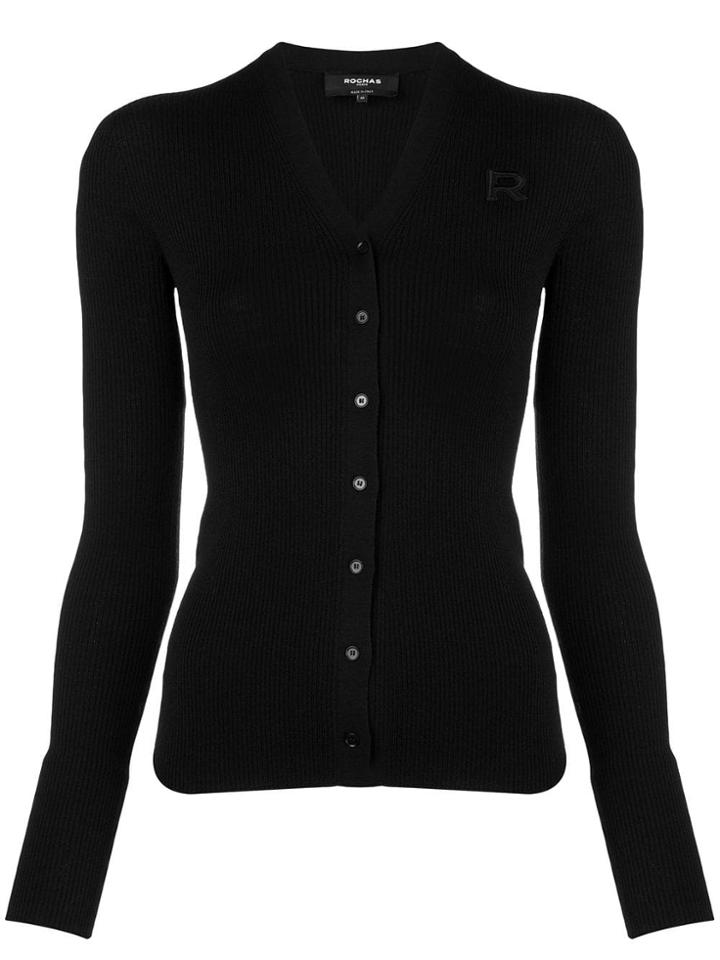 Rochas Maglia Cardigan Sweater - Black