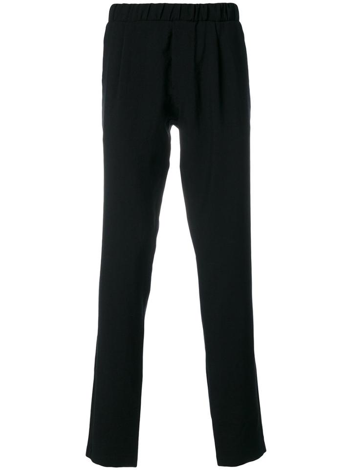 Société Anonyme - Elasticated Waist Trousers - Men - Wool - Xl, Black, Wool