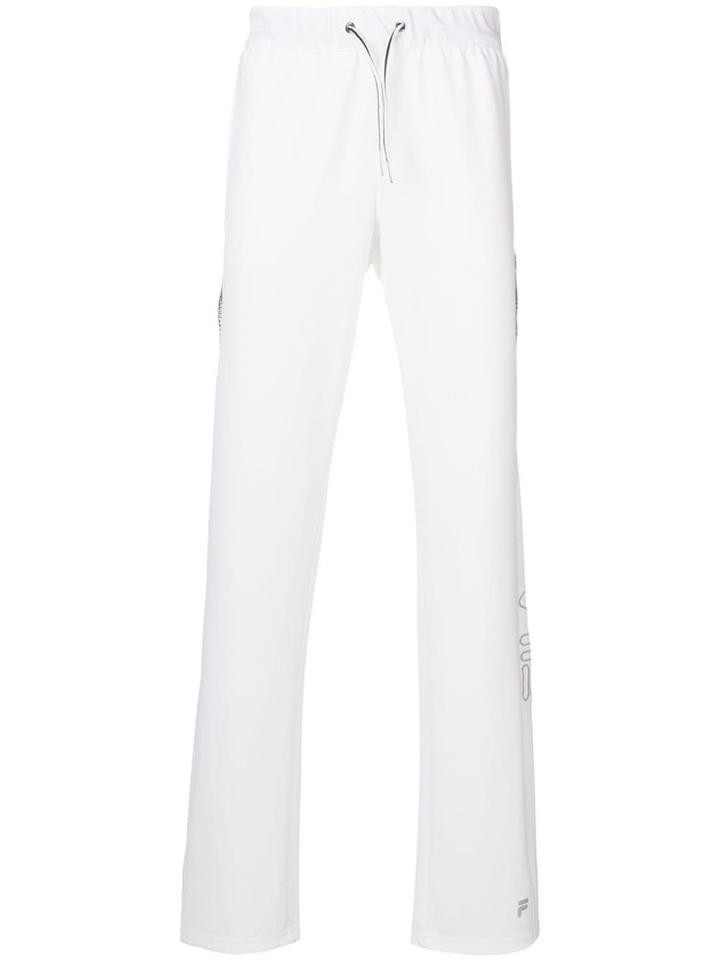 Fila Mesh Detail Track Pants - White