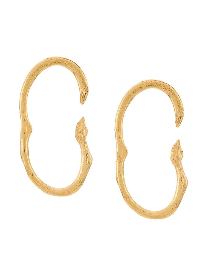 Alighieri The Surreal Lion Earrings - Gold