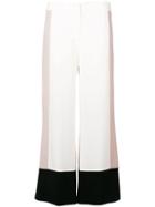 D.exterior Colour Block Culottes - White