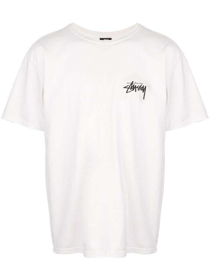 Stussy Graphic Print T-shirt - Neutrals