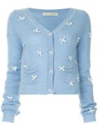 Tu Es Mon Trésor Petit Ribbon Cardigan - Blue