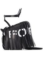 Off-white Fringed 110mm Sandals - Black
