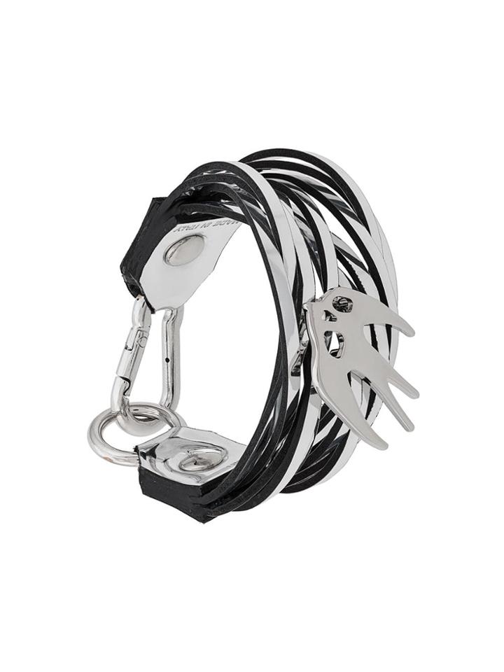 Mcq Alexander Mcqueen Swallow Next Bracelet - Silver