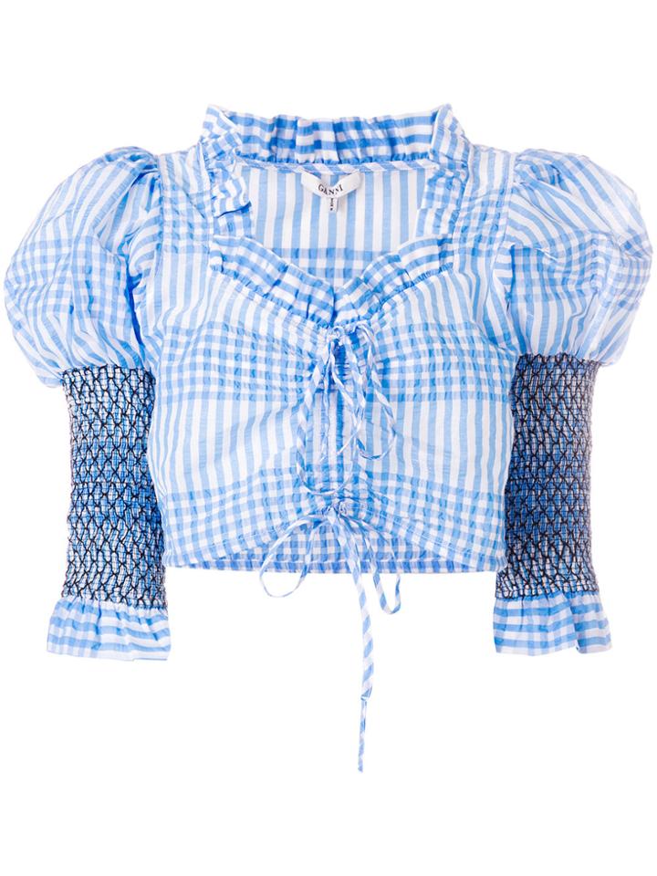 Ganni Marina Blouse - Blue