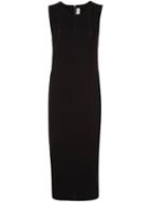 Victoria Beckham Sleeveless Fitted Dress, Women's, Size: 3, Black, Viscose/polyester