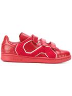 Raf Simons Contrast Panel Sneakers - Red