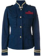Fay Military Patch Jacket - Blue