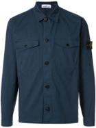 Stone Island Cutaway Collar Shirt - Blue