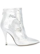 Paul Andrew Heeled Ankle Boots - Metallic