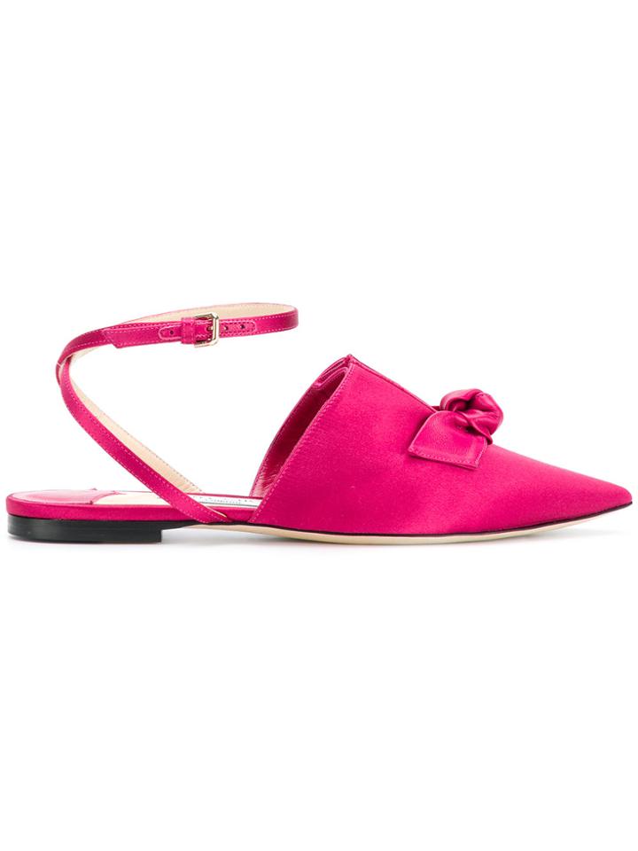 Jimmy Choo Temple Sandals - Pink & Purple