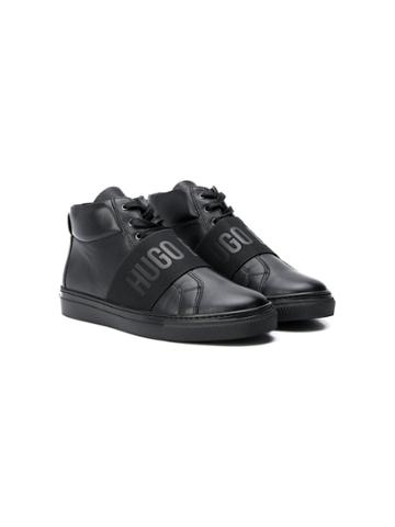 Boss Kids Teen High-top Sneakers - Black