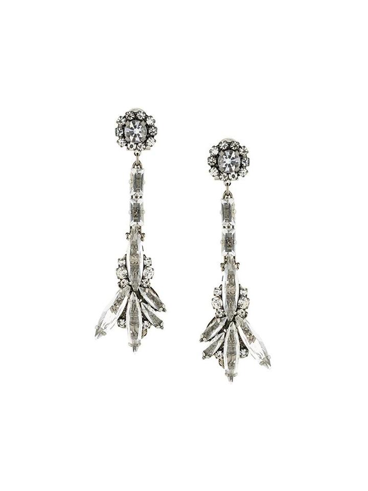 Radà Long Earrings, Women's, Metallic