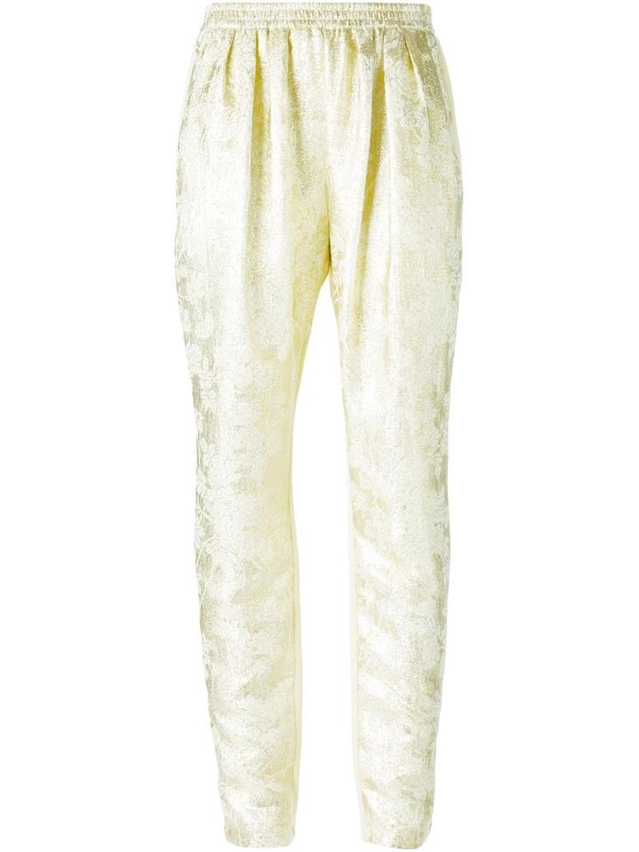 Stella Mccartney Metallic Front High Waist Trousers
