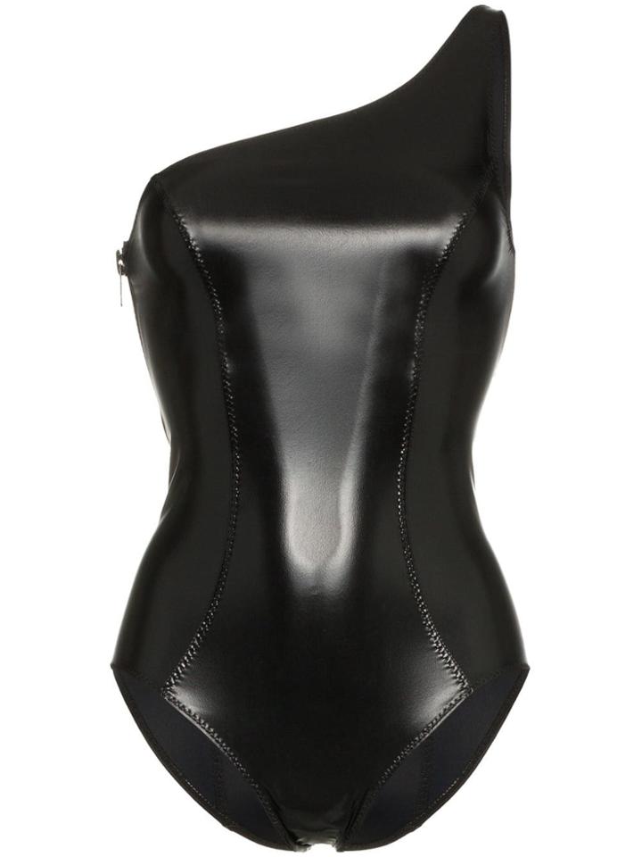 Lisa Marie Fernandez Lmf Ardem Maillot Ssuit One Shldr Pvc Bl - Black