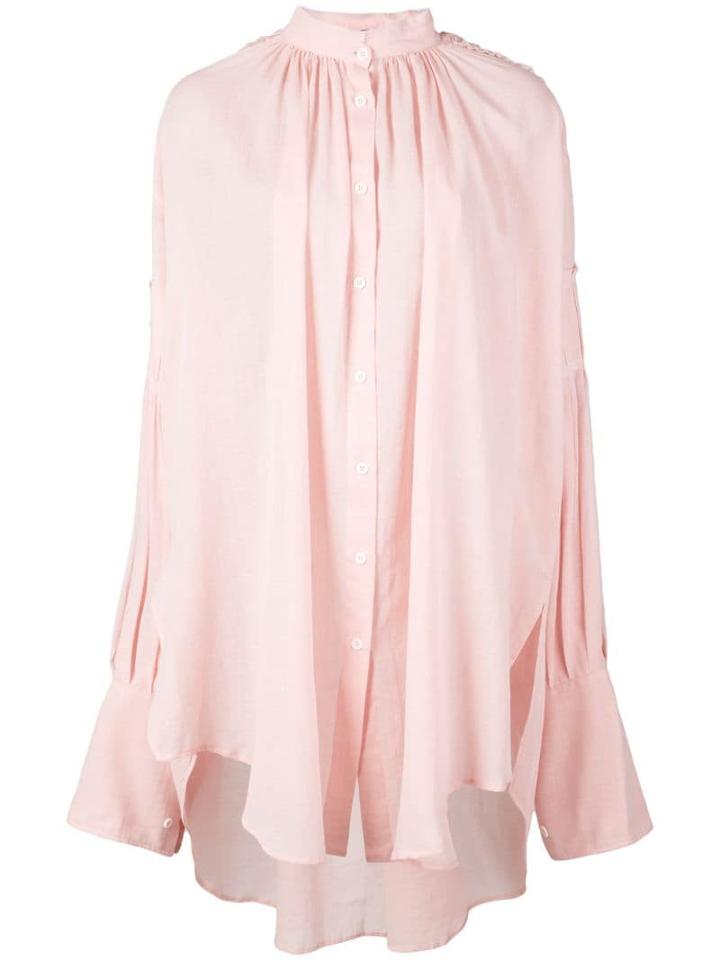 Ann Demeulemeester Oversized Blouse - Pink