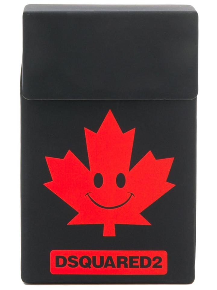 Dsquared2 Logo Smiley Cardholder - Black