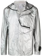 Cp Company Zipped Goggles Jacket - Silver