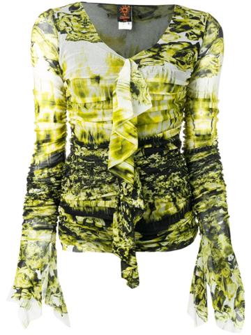 Jean Paul Gaultier Vintage Gathered Top - Green