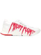 Philipp Plein Logo Print Sneakers - White