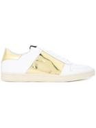 Palm Angels Gold-tone Detail Sneakers - White