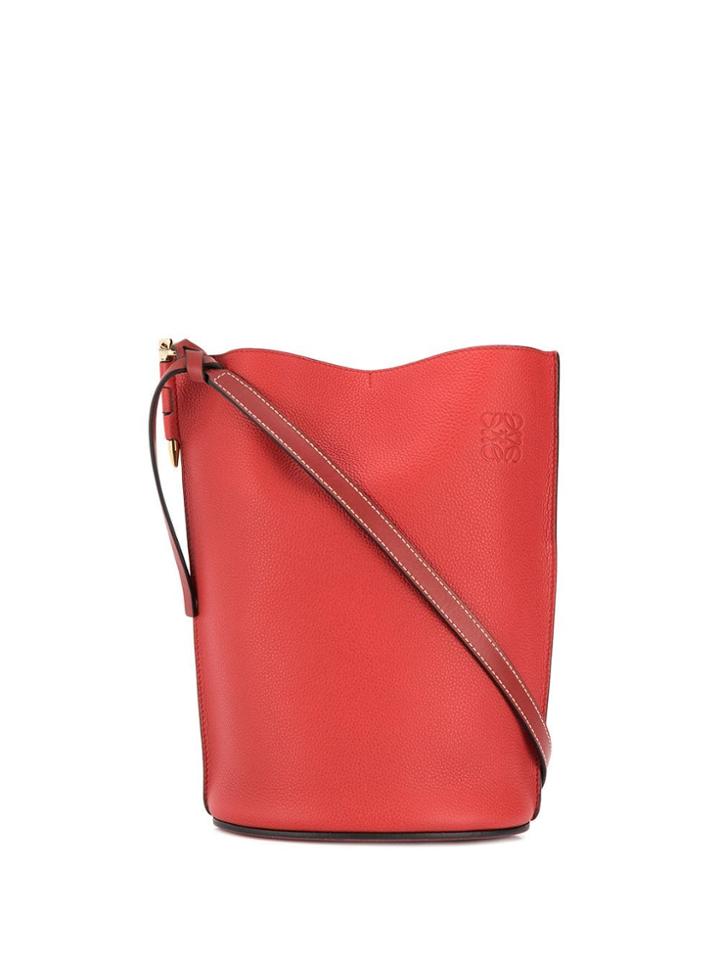 Loewe Gate Bucket Bag - Red