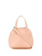 Jil Sander Navy Classic Top-handle Tote - Neutrals