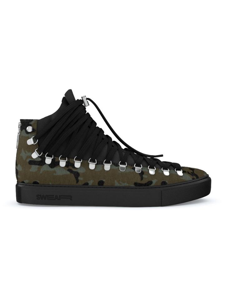 Swear Redchurch Hi-top Sneakers - Green