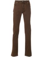 Jacob Cohen Classic Fitted Jeans - Brown