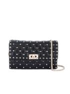 Valentino - Medium Spike Rockstud Cross-body Bag - Women - Leather/metal - One Size, Black, Leather/metal