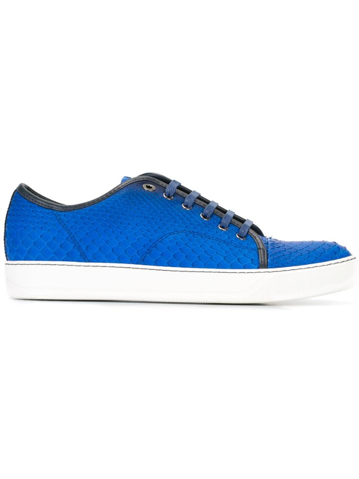 Lanvin Bi-colour Low Top Sneakers - Blue