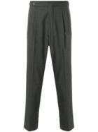 The Gigi Flared Design Trousers - Grey