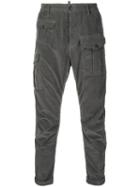Dsquared2 Corduroy Tapered Trousers - Grey